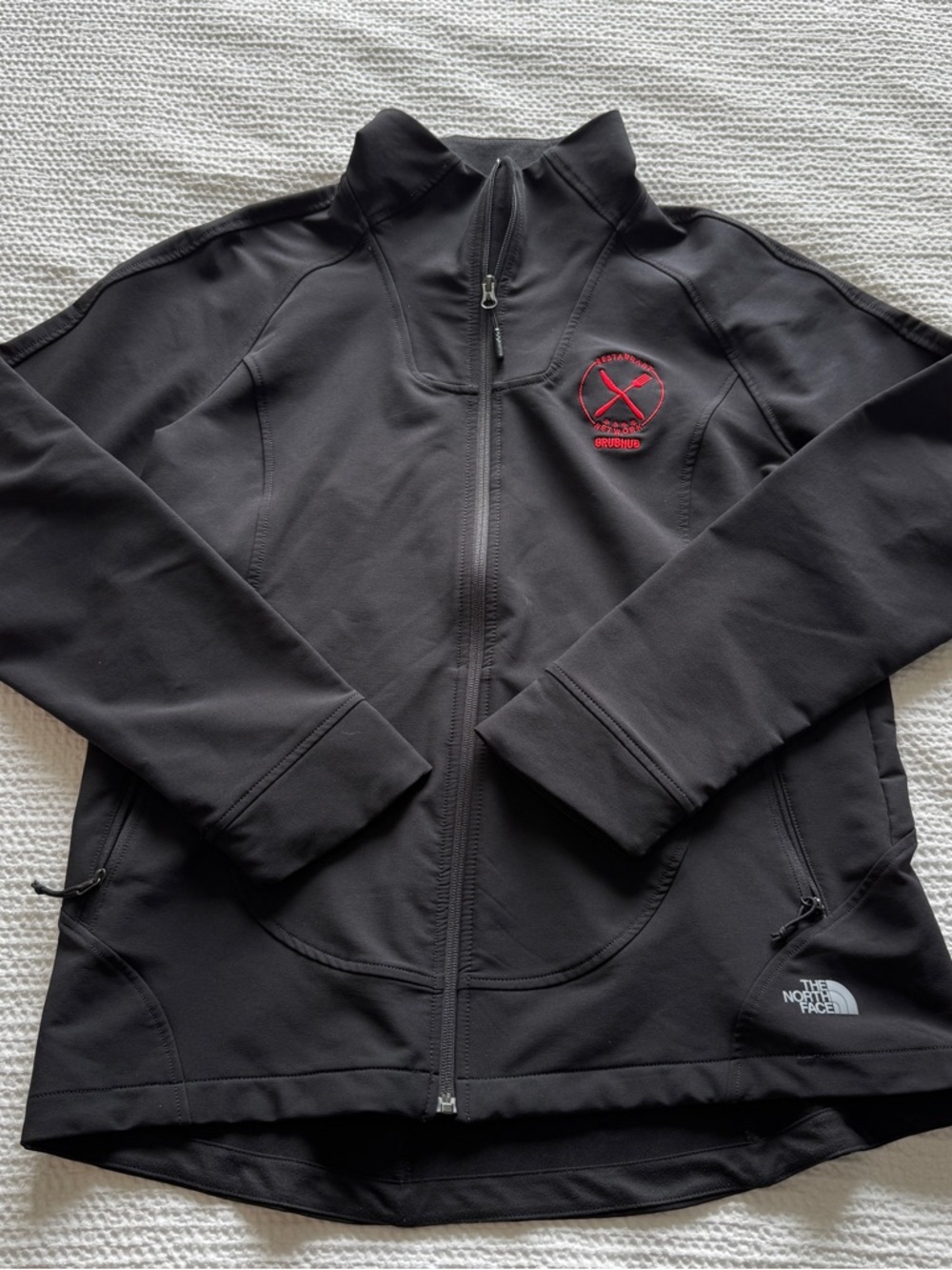 The North Face Black Grubhub Full-Zip Jacket - women’s XL